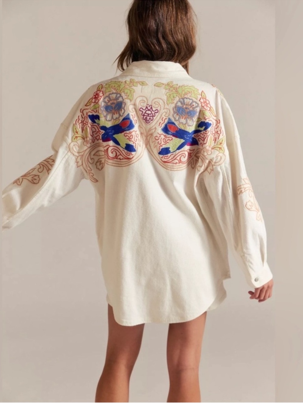 We The Free Take Flight Embroidered Shirt